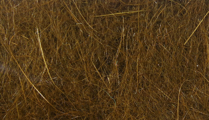 Close up of chocolate brown Hareline Dubbin