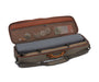 interior view of a Dakota carry-on rod and reel case showing pockets and rod storage