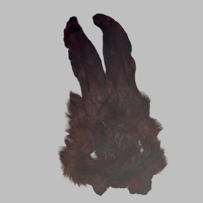 Dyed Grade Hare's Mask Rust colored