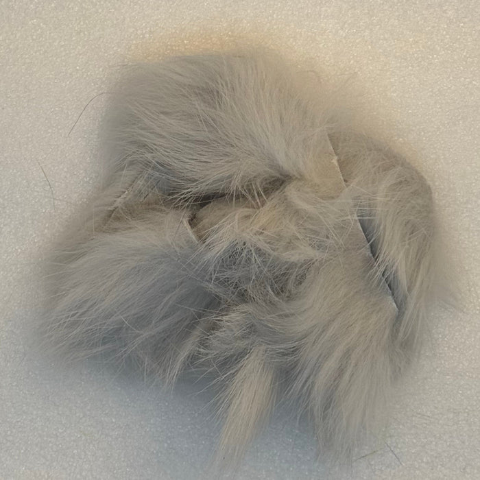 Gray Crosscut Rabbit swirled in a small spiraled pile