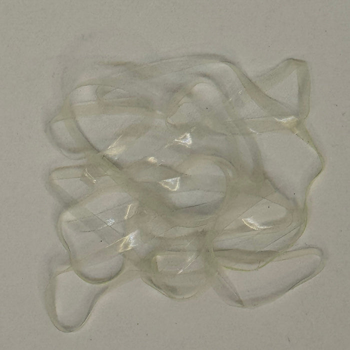 Small pile of clear 1/8" scud back
