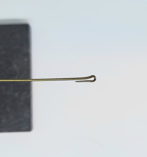 close up of the loop eye on a Partridge of Redditch Carrie Stevens streamer hook