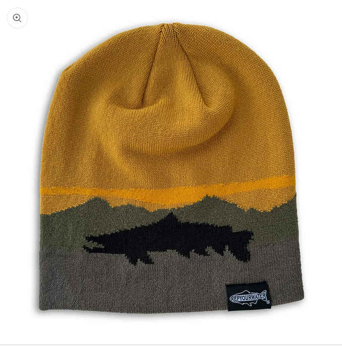 Rep Your Waters Knit Hat - Merino Blend - Skull Cap - Backcountry Trout