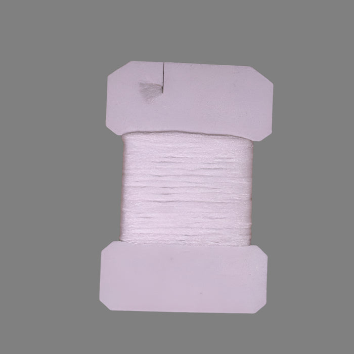 White colored floating yarn polypropylene card