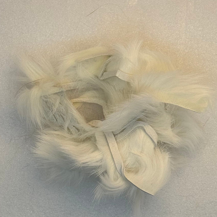 White Crosscut Rabbit swirled in a small spiraled pile