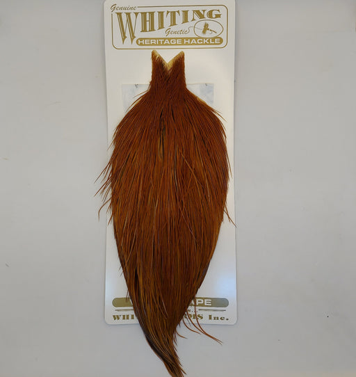a dark ginger cape from the Whiting Heritage line
