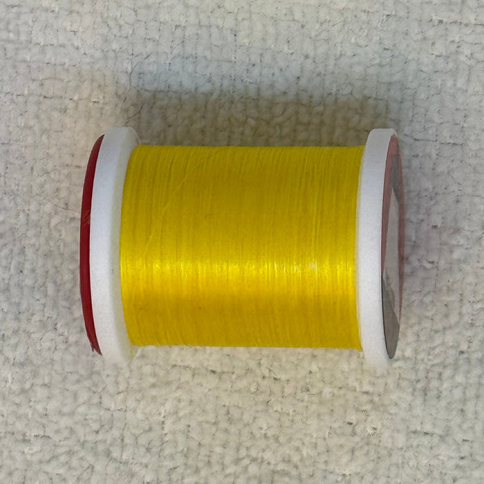 Close up spool YELLOW ultra thread