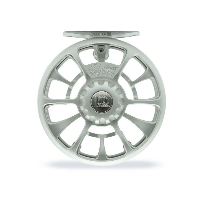 Platinum reel on white background