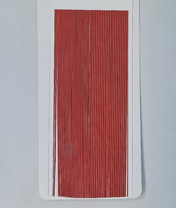 synthetic quill body wrap - red quill color