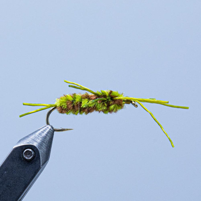 pats rubberlegs at a maine fly shop