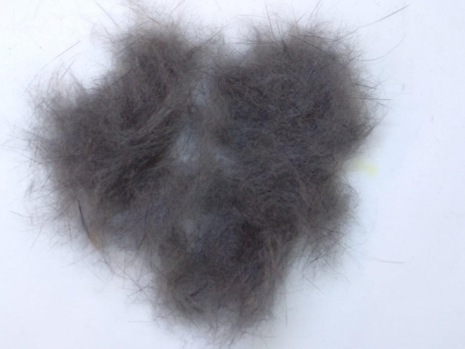 muskrat dubbing at a maine fly shop
