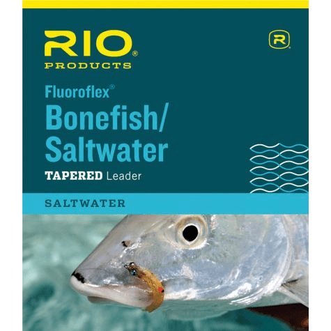 Rio Fluoroflex Bonefish/Saltwater Tapered Leader label