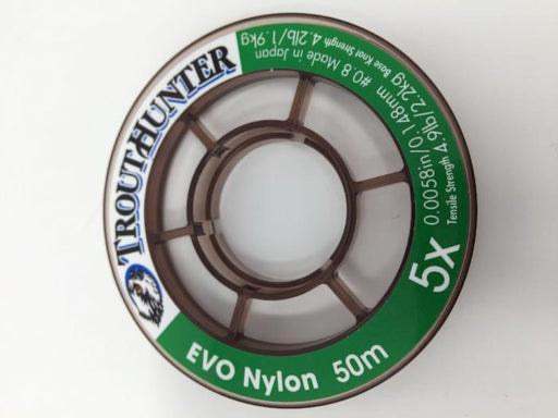 trouthunter evo nylon tippet from Rangeley Maine fly fishing shop