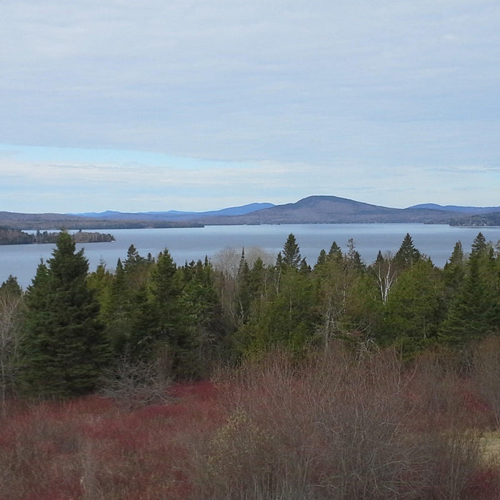 ice out on rangeley lake in maine