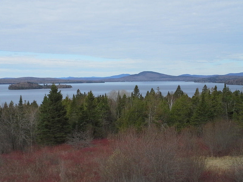 ice out on rangeley lake in maine