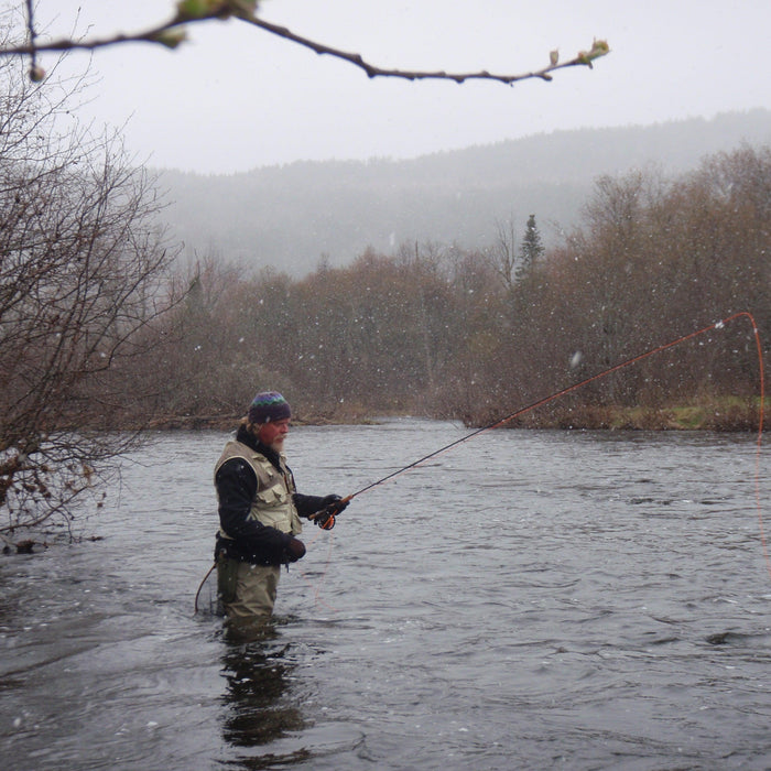 fishing a prolific snowflake hatch in the rangeley maine area
