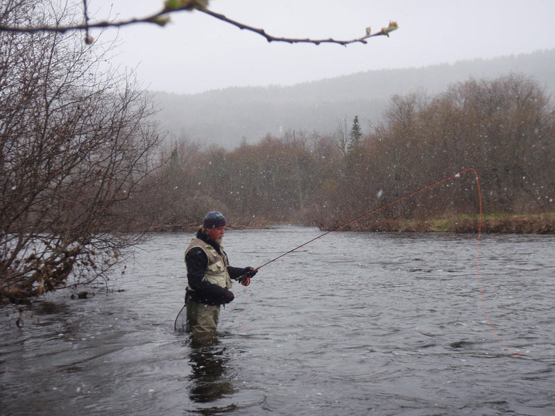 fishing a prolific snowflake hatch in the rangeley maine area