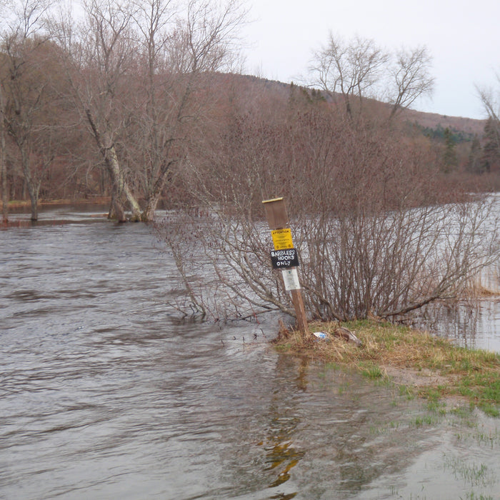 high water on the magalloway river in western maine