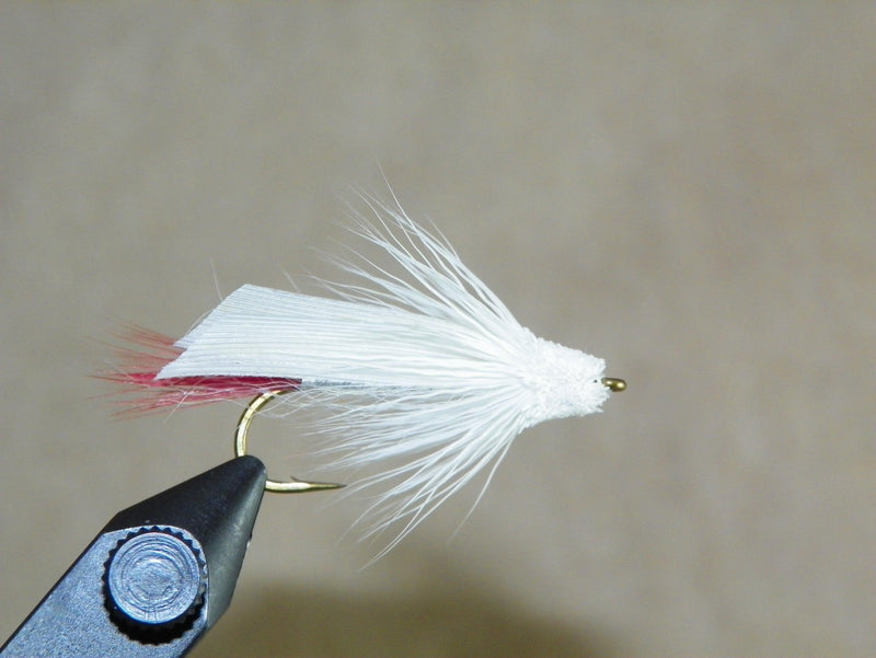 white variation of the classic muddler minnow effective fly fishing in western Maine Rangeley Fly Shop