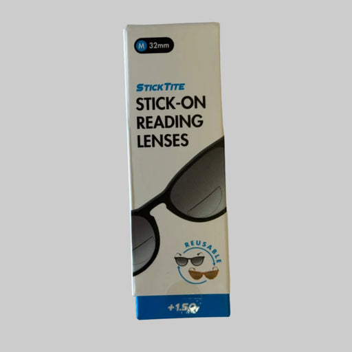 Pack of stick on 1.50 magnification reading lenses