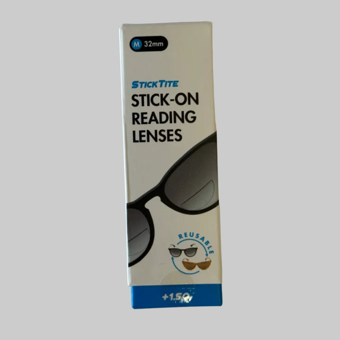 Pack of stick on 1.50 magnification reading lenses