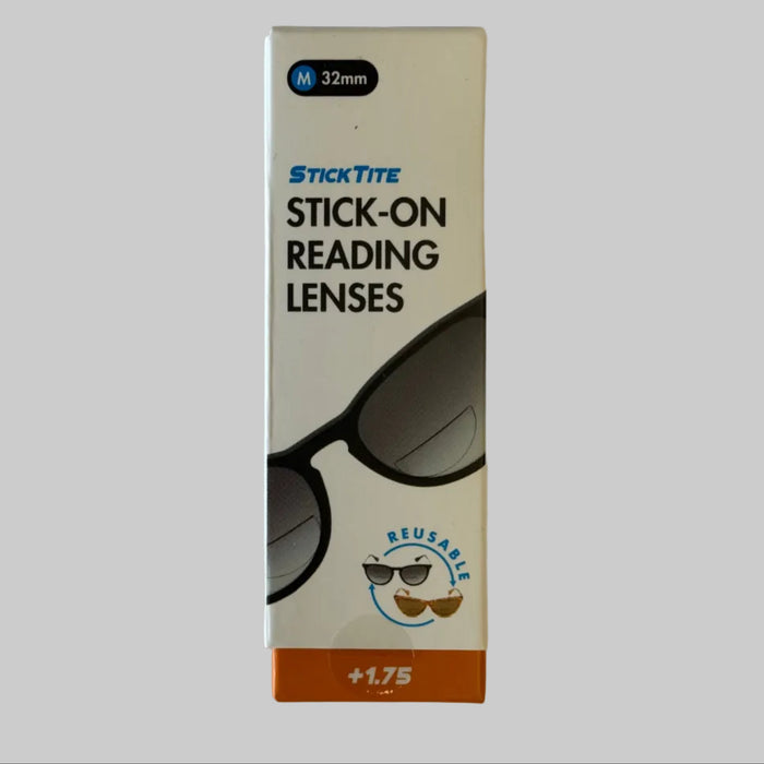 Pack of stick on 1.75 magnification reading lenses
