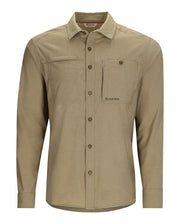 Men's long-sleeve button-up shirt, Bay Leaf green, chest pockets and front placket