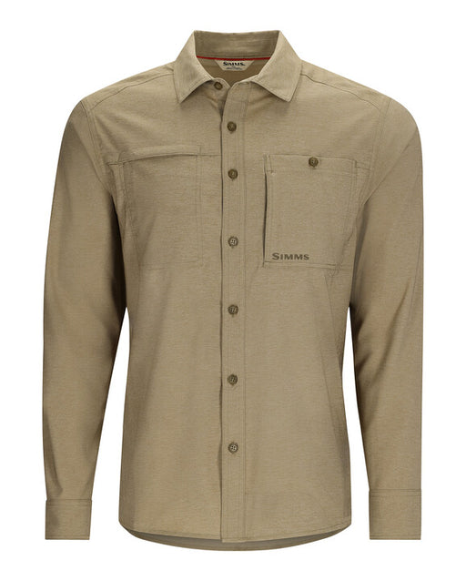 Bayleaf color long sleeve fishing shirt from Simms