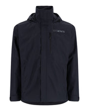 Simms Challenger jacket in dark navy, zip front, hood