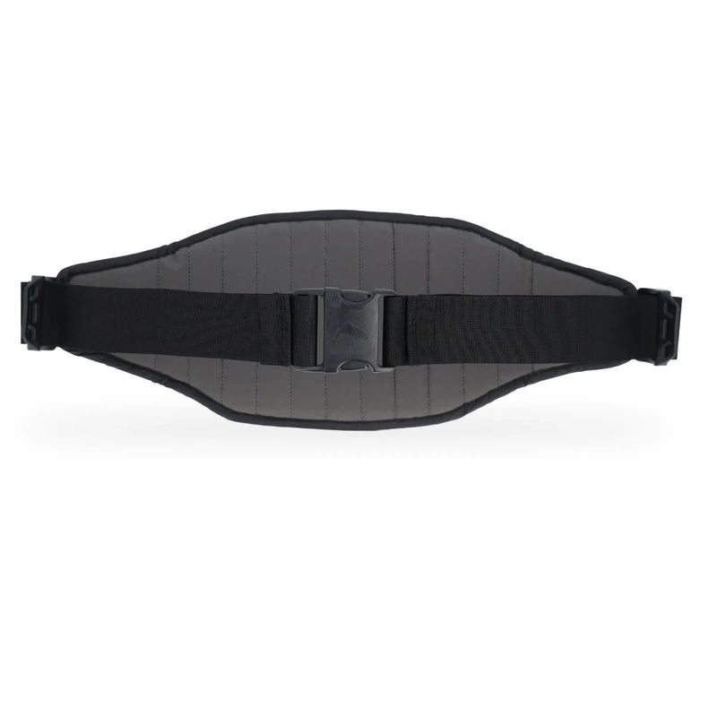 Simms Access Tech belt back view with adjustable black strap and buckle