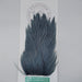 A medium gray hackle with a blue-ish tinge