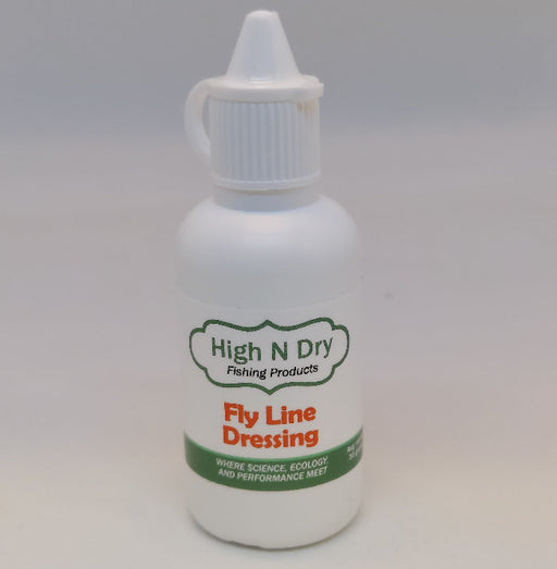 a one ounce bottle of High N Dry Fly Line dressing