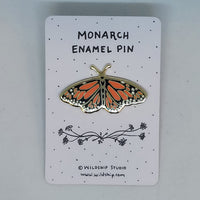monarch enamel pin from Wildship Studio
