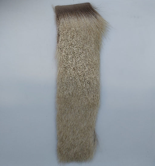 a strip of premo elk hair - light bull