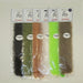 6 assorted colors of EP Streamer brush for fly tying