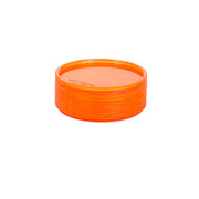 Fishpond Fly Puck fly container, orange translucent with ridged sides