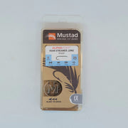 Mustad Heritage fly hooks blister pack, long shank, size S