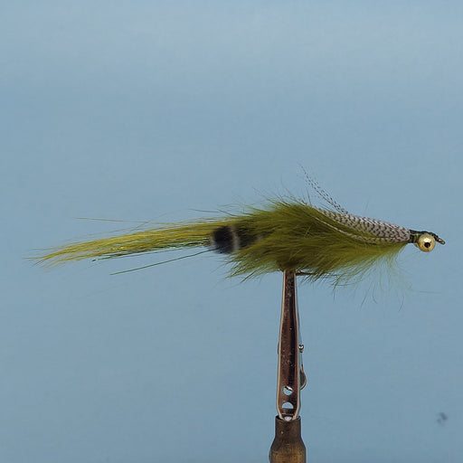 Marster's Cat Toy fishing fly in Olive