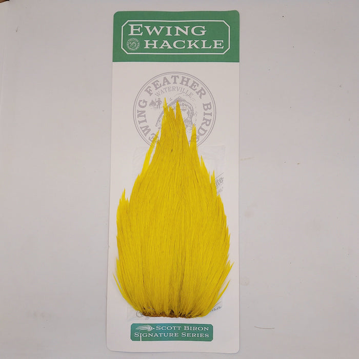 scott Biron signature series Ewing Hackle yellow