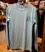 Seafoam blue long-sleeve T-shirt with Rangerley emblem on chest