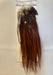 Long brown dry fly saddle feathers graded 12-14