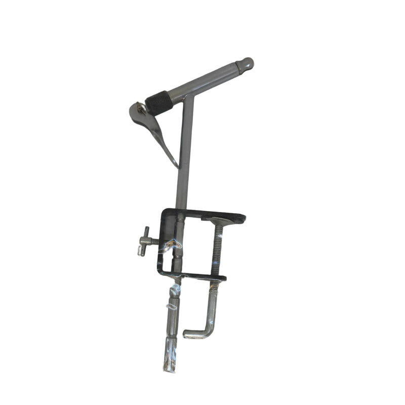 Terra Super 8127 A vise with black handle and metal mounting clamp