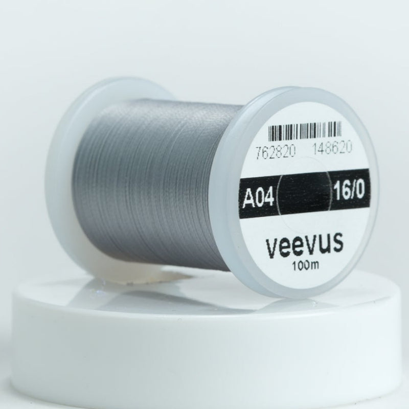 Veevus 16/0 thread spool, grey