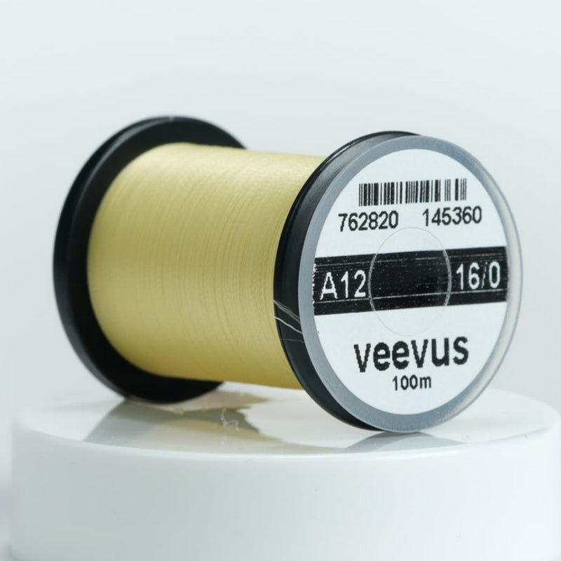 Veevus 16/0 thread spool, light yellow