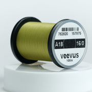 Veevus 16/0 thread spool, light olive