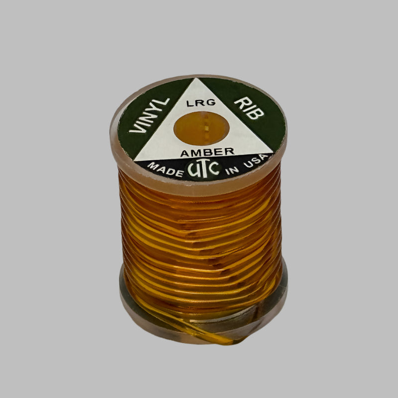 Vinyl D-rib cord spool in amber