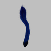 Blue calftail/kiptail tail with dark base and pointed end