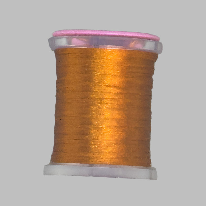 Antron yarn spool, golden brown
