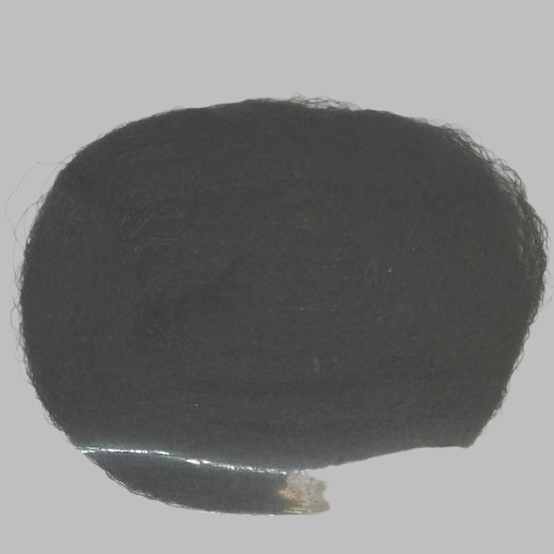 Betts Standard Z-Lon dubbing fibers, dark charcoal ball