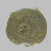Betts Standard Z-Lon dubbing fibers, olive-green ball